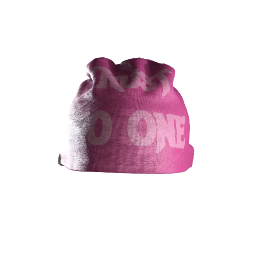 Trust No One Pink Beanie Hat